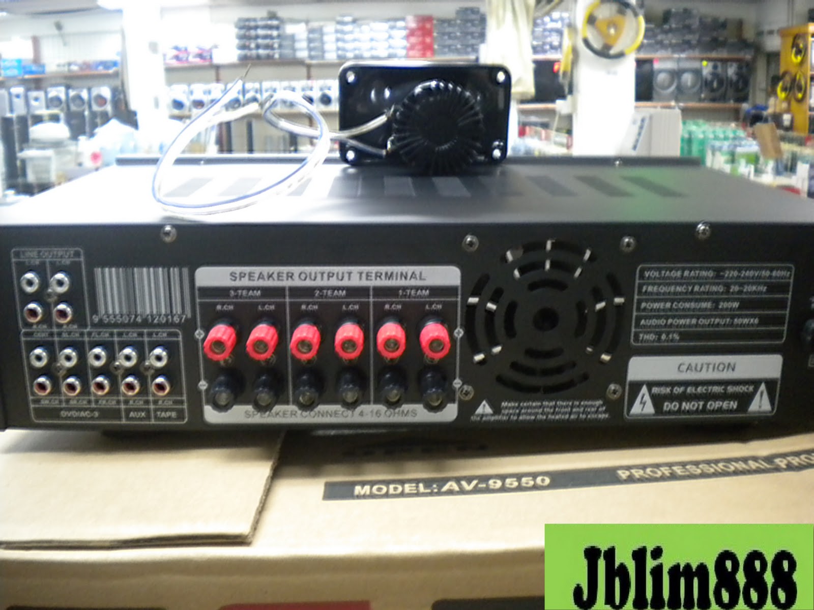Swiftlets Talk JBLIM888 AMPLIFIER SPEAKER OUTPUT