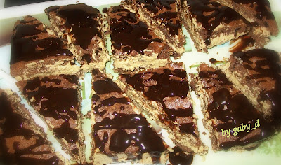 prajitura cu ness si blat cu ciocolata