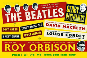 Advertisement for the Beatles Orbison tour