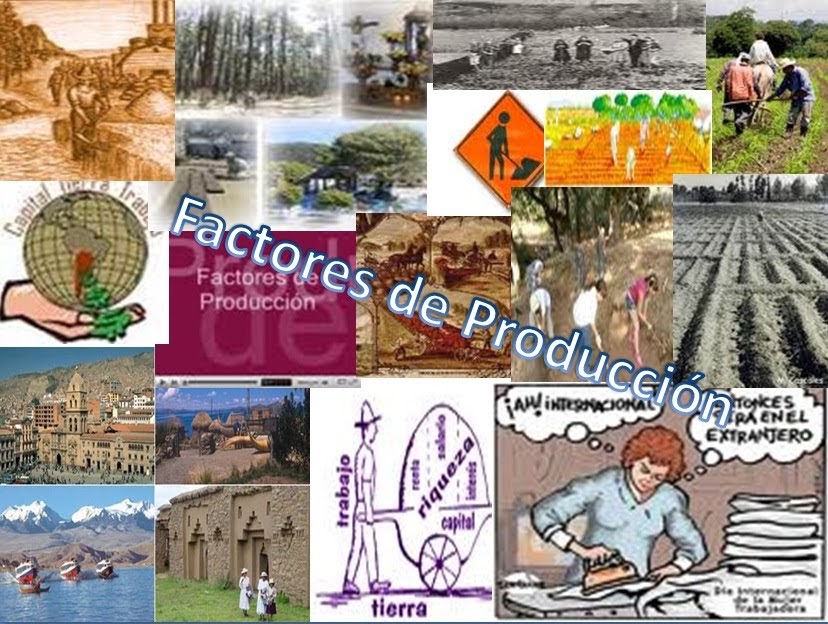 FUNDAMENTOS DE ECONOMIA FACTORES DE PRODUCCION