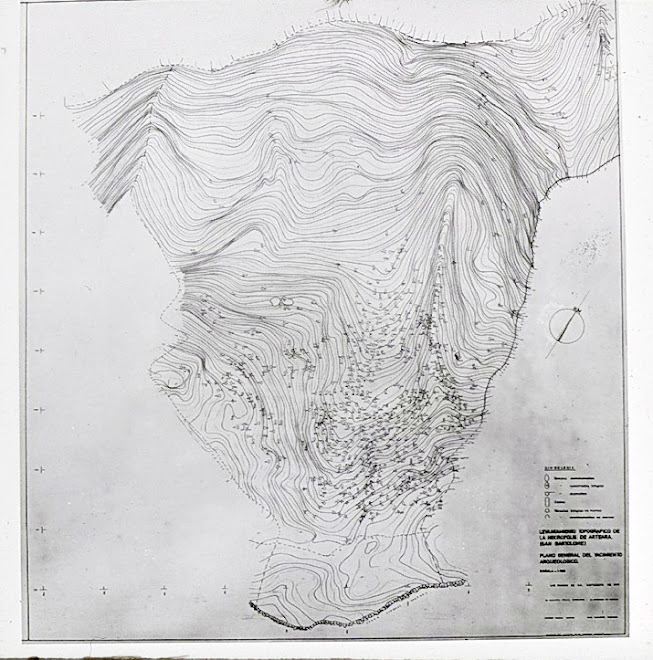 PLANO DE LA NECRÓPOLIS DE ARTEARA