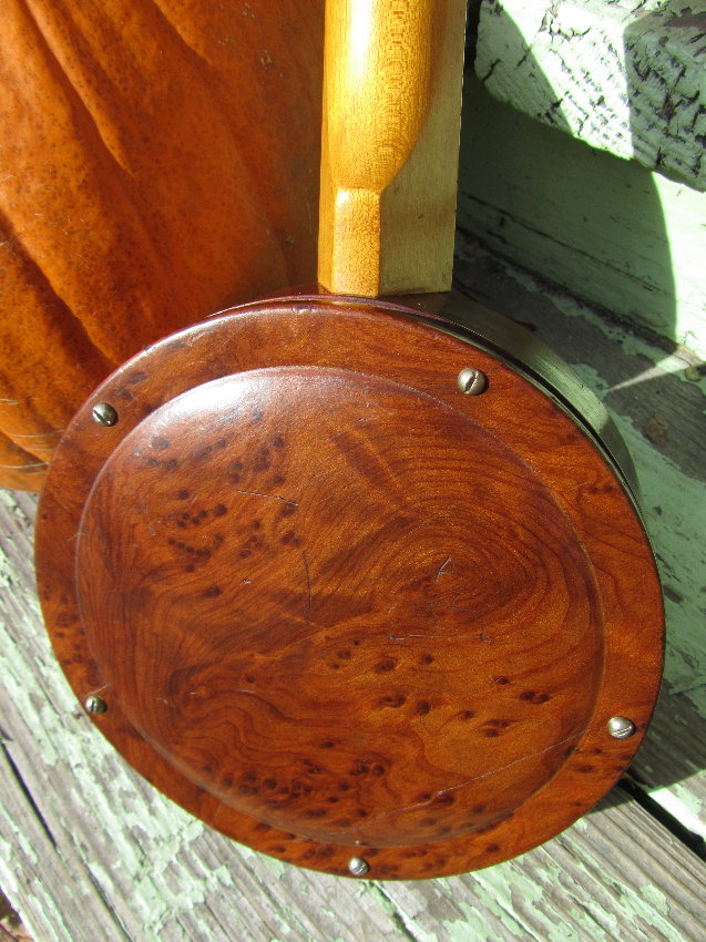 c.1920 Sandstrom Burled Redwood Banjo Ukulele