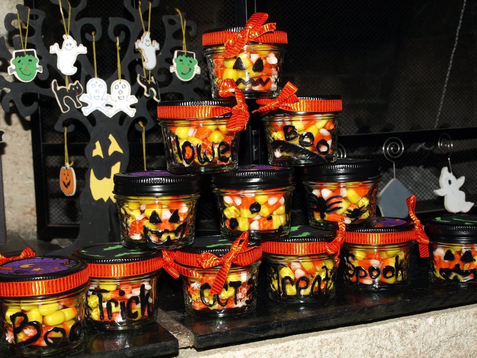 The Barefoot Copy Cat Halloween Candy Jars