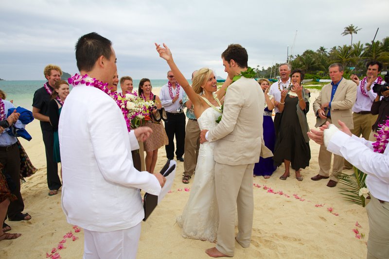 Lanikai Beach Wedding Tim Melissa