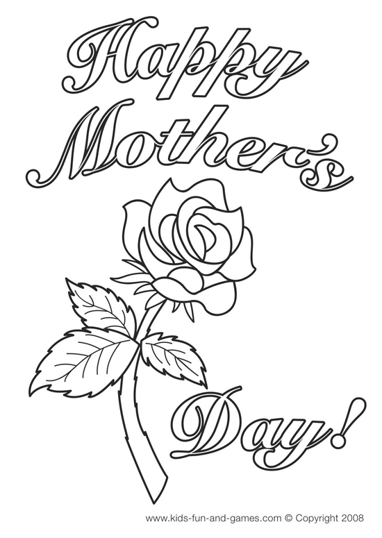 digital dunes: Free Mother's Day Coloring Pages, Printable ...