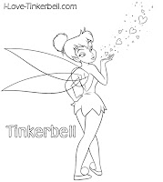 Tinkerbell Coloring Pages