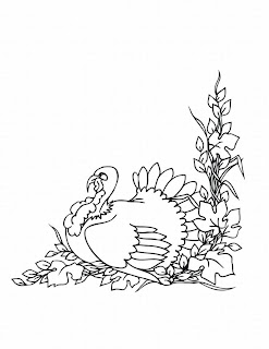 Turkey Coloring Pages for Thanksgiving