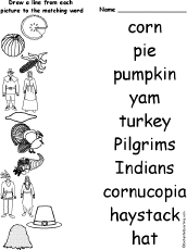 Printable Thanksgiving Worksheets