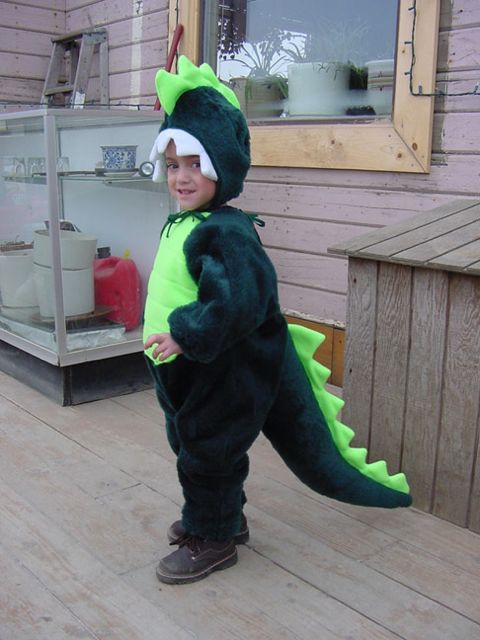 Sewing: Dinosaur Halloween Costume