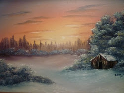 sunset winter ross bob painting don young belik canvas learners classes valley