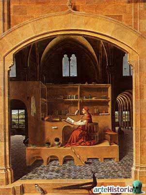 San Geronimo en su estudio/1475