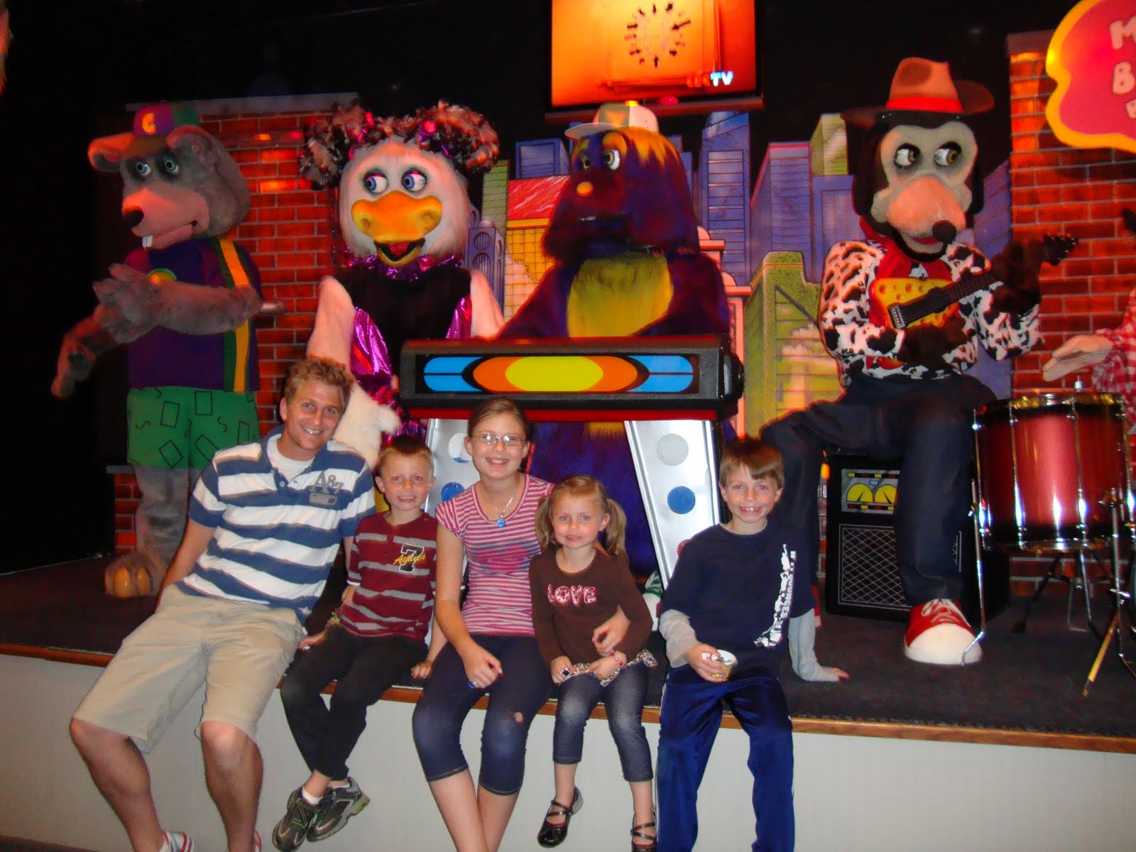 Brandon, Shelissa, McKay Chuck E Cheese