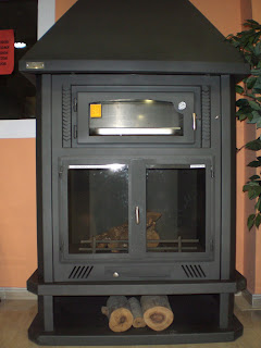 Chimeneas en Murcia (Lopez): Chimenea con horno sin obra Murcia