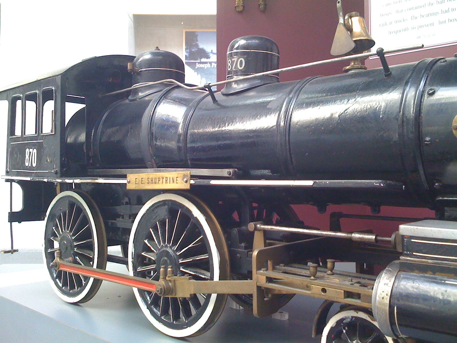 Miniature steam on display at the Keystone