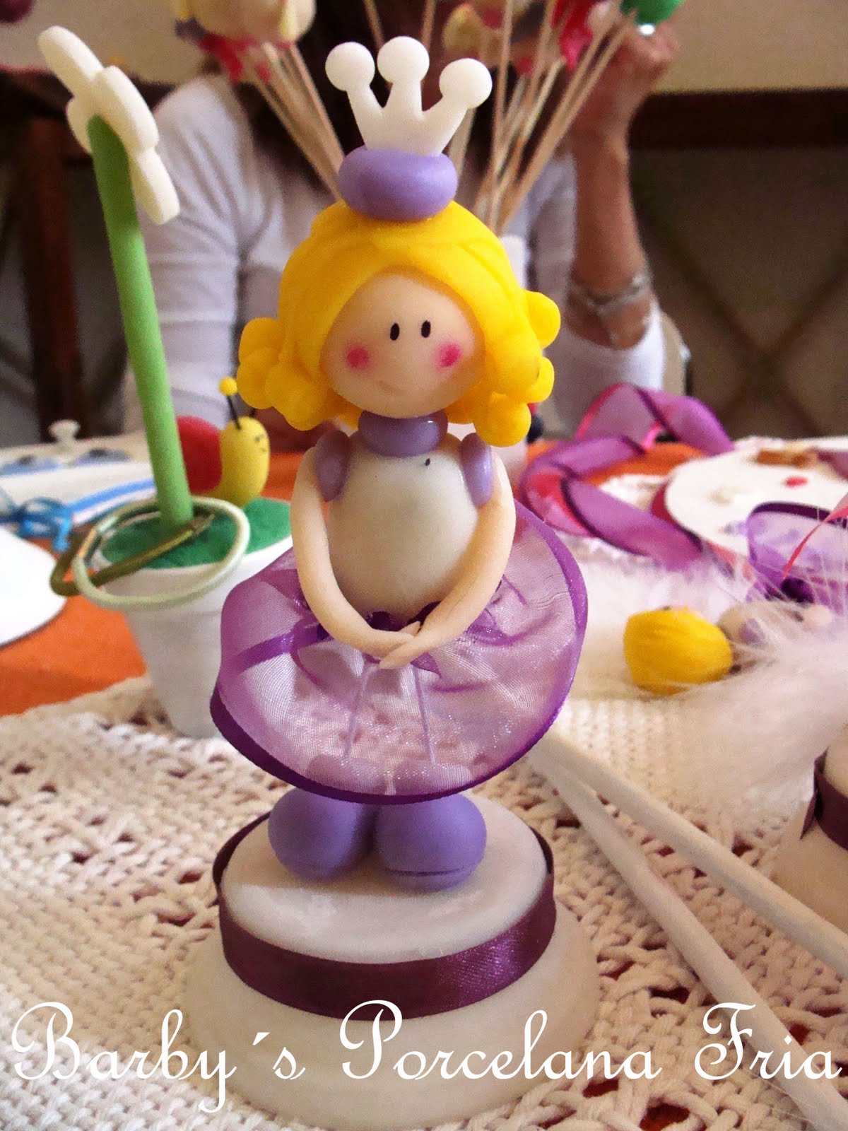 Barby´s Porcelana Fria princesa en porcelana fria