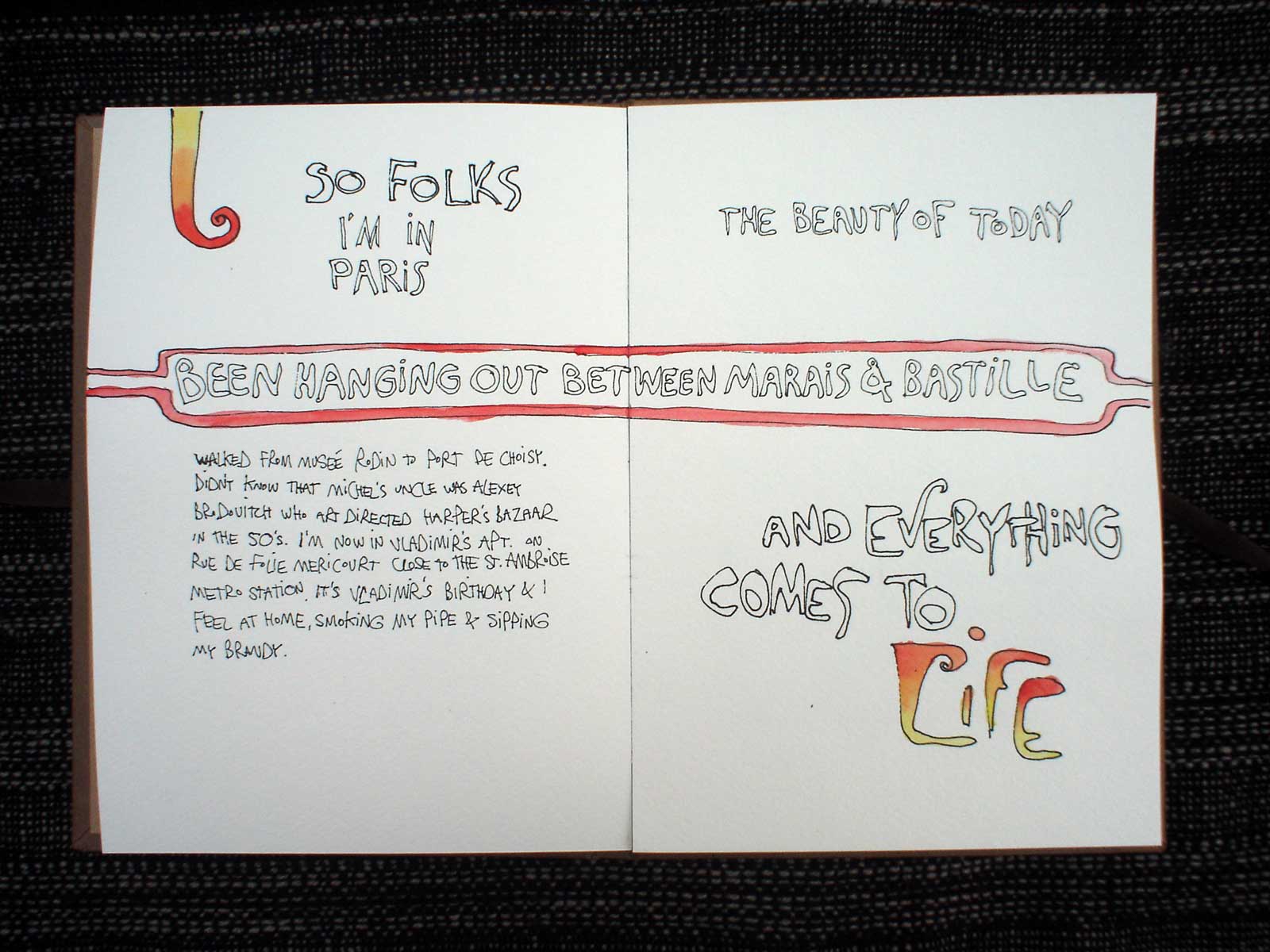 Prash: Paris- Carnet de voyage