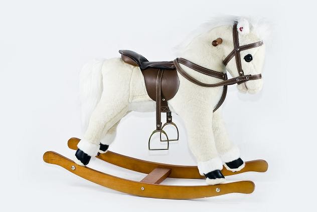Bibs and Bumps: Little Pony Plush Rocking Horse with Sound