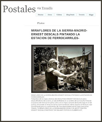 POSTALES-MIRAFLORES DE LA SIERRA-MADRID-ERNEST DESCALS-PINTORES