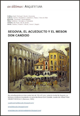 SEGOVIA-ACUEDUCTO-MESON CANDIDO-ERNEST DESCALS-ARQUITECTURA