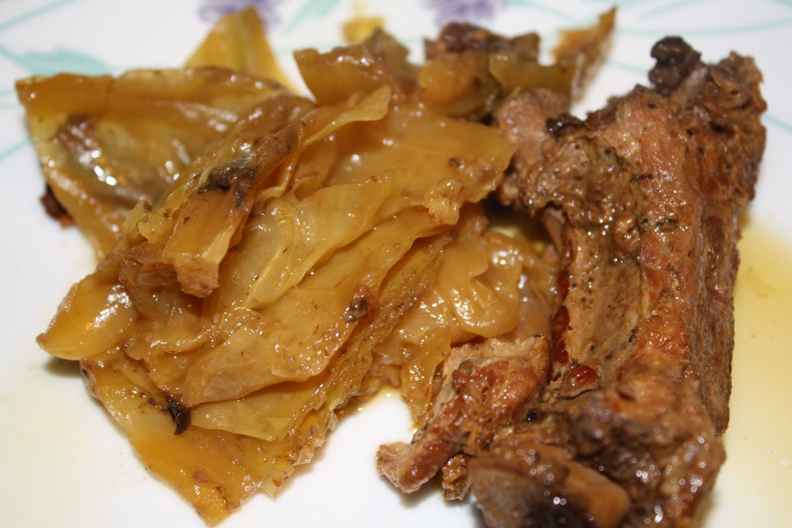 Let's Get Started... Slow Cooker Ribs and Cabbage