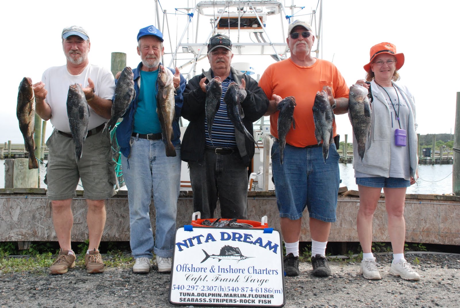 FishWach Wachapreague Fishing Report Sea Bass Season is Open