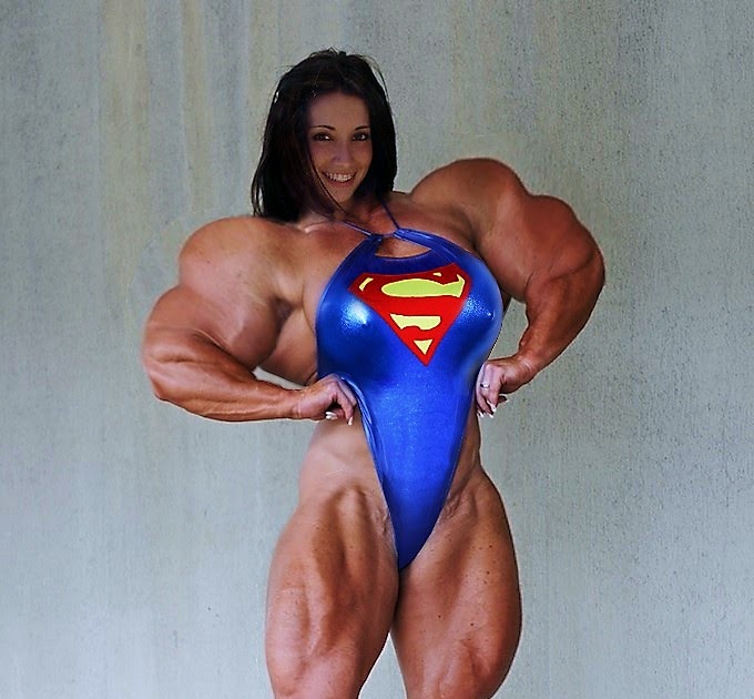 Muscle stories. Мускулистая Мэг. Muscle Superman девушка. Meg's muscle growth.