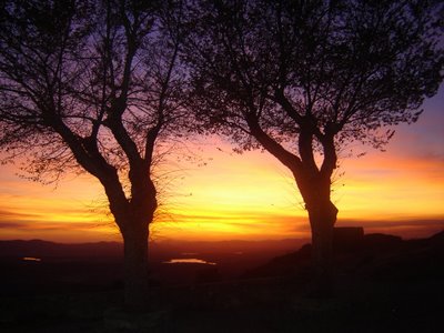 Atardecer en Extremadura