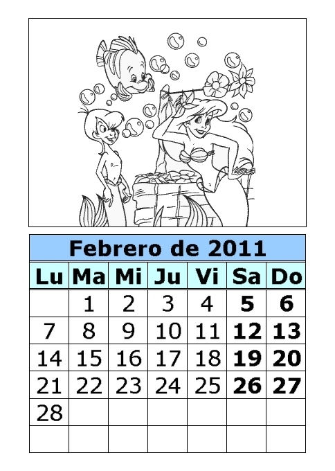 calendario 2011 para imprimir. Etiquetas: Calendario 2011