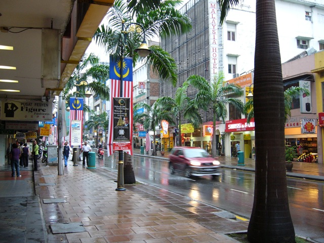 Bukit Bintang - the main drag in KL