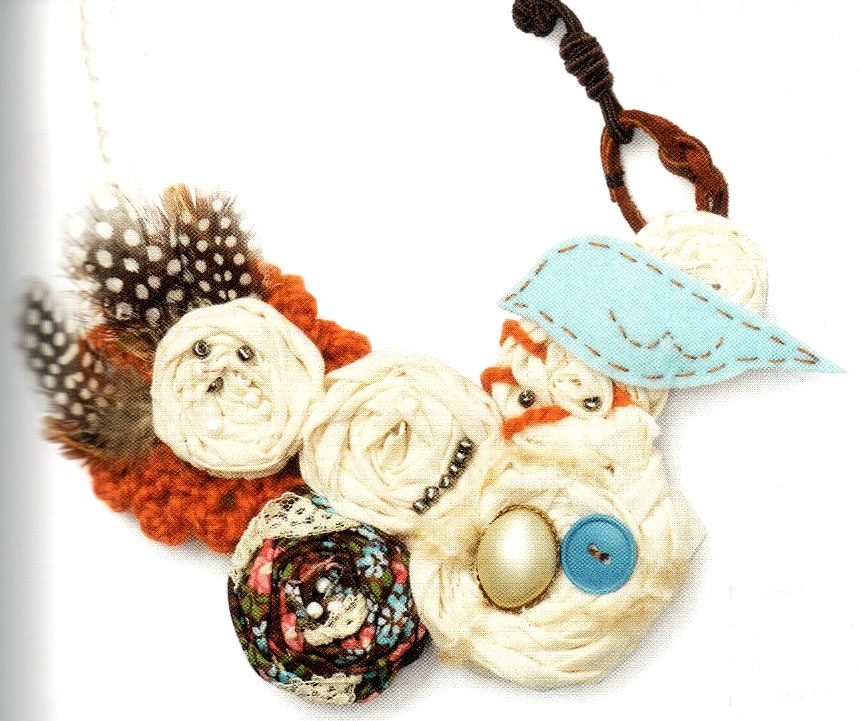 Paper and Twine Crafty Design, LLC Fabric Flower Necklace really? A