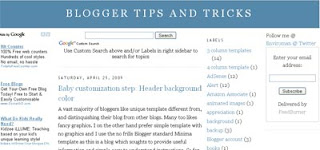 Blogger Tips Tricks