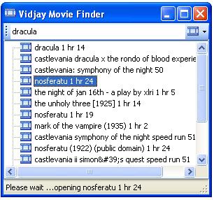 Trouvez des films avec Vidjay Movie Finder