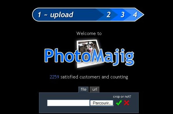 Application Web 2.0 : retaillez vos images avec PhotoMajig