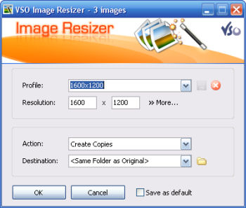 Avec  VSO Image Resizer redimensionnez, compressez, convertissez des photos en quelques clics