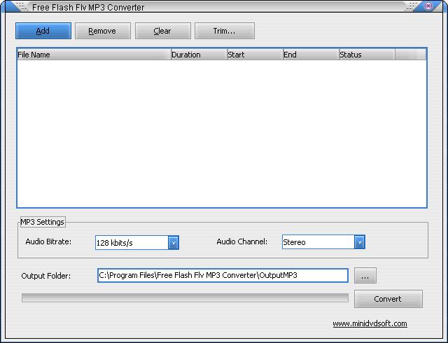 Free Flash Flv MP3 Converter : transformez les fichiers FLV en MP3