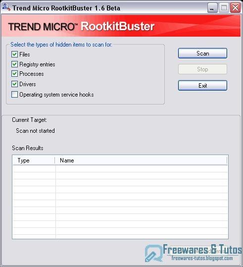 Trend Micro RootkitBuster : trouvez et éradiquez les rootkits
