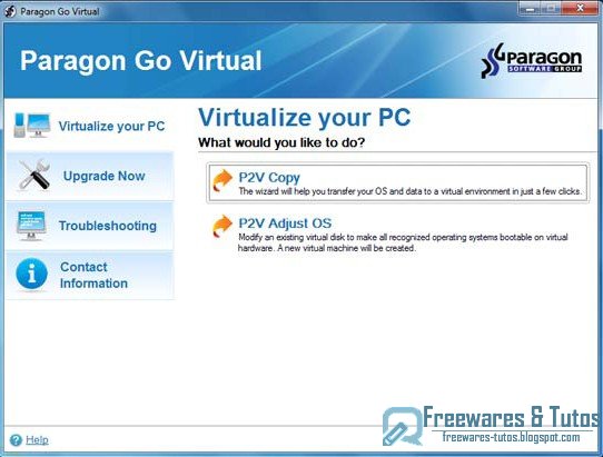 Paragon Go Virtual : un logiciel de virtualisation gratuit