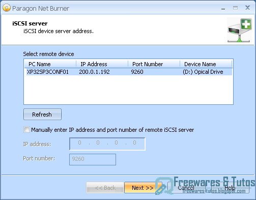 Paragon Net Burner : un logiciel gratuit pour partager un graveur CD/DVD/Blue-ray sur un réseau