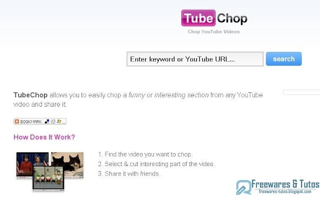 TubeChop : un service en ligne pour découper les vidéos de Youtube
