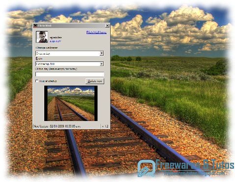 FlickrWall : un logiciel gratuit pour changer régulièrement de fonds d'écran à partir de Flickr