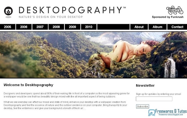 Desktopography : des fonds d'écran artistiques