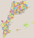 Mapa comarcal dels territoris de parla catalana