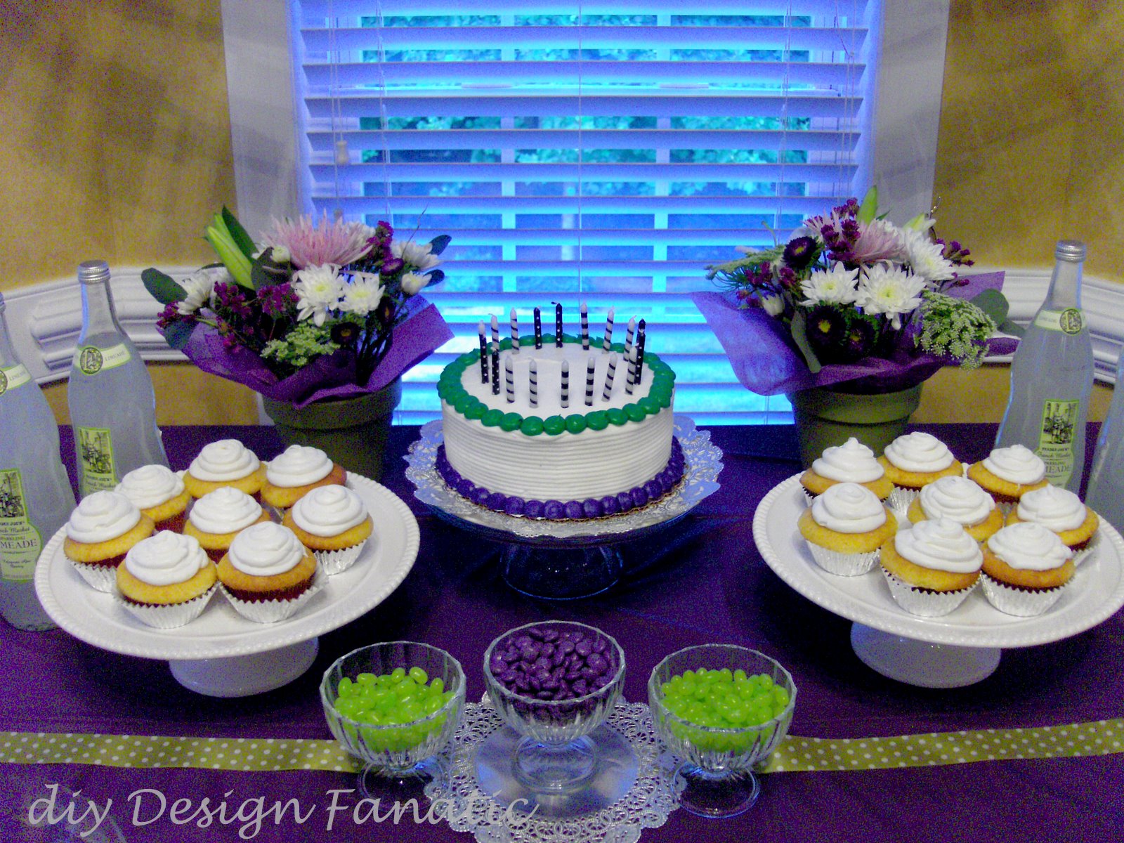 M&M's Birthday Sweet Table for a - Dahlia Sweet Table