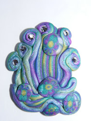 watercolor clay polymer beads jewelry linda barn