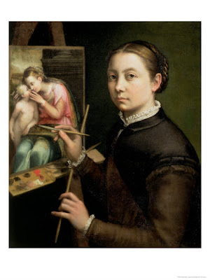 Sofonisba Anguissola, auto-portrait(1556)