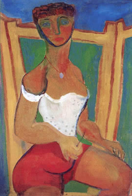 Self-Portrait in Bathing Suit, Margit Anna