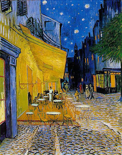 Lukisan Cafe Terrace at Night