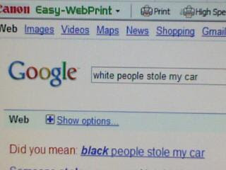google racist black people stole bike