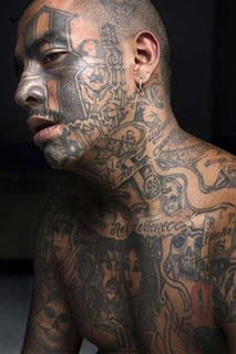 Gang Tattoos Especially Face Gangsta Tattoo Designs With Image Men With Face Gang Prison Tattoo Picture 3