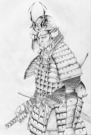 Free Japanese Samurai Tattoo Design Picture 3